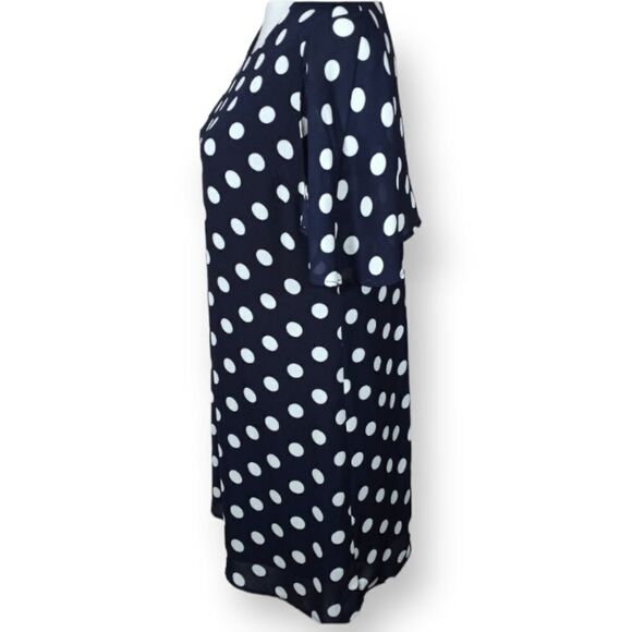 I LOVE PARIS NAVY & WHITE DRESS SZ. S EUC - Picture 4 of 7